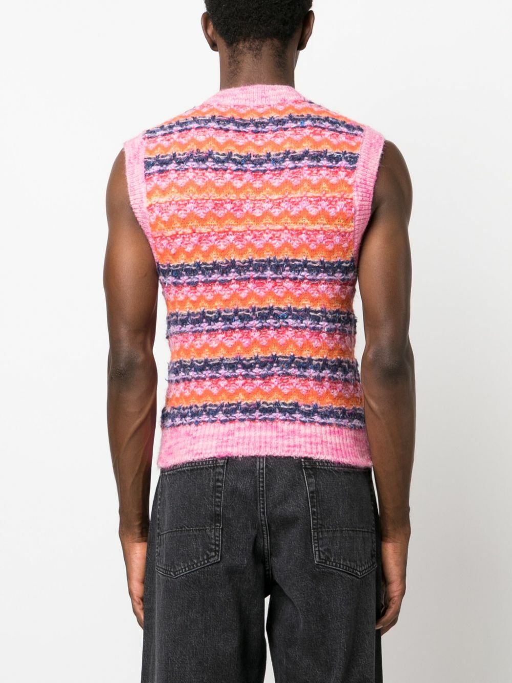 Andersson Bell Multicolour Colour Jacquard Wool Vest