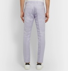 Paul Smith - Soho Slim-Fit Cotton and Silk-Blend Suit Trousers - Purple