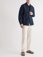 Altea - Linen Overshirt - Blue