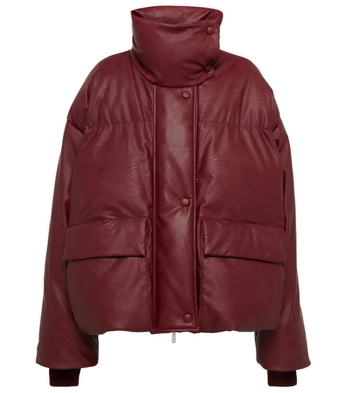 【STELLA MCCARTNEY】BIG Sale★Altermat faux レザーダウンJKT Stella McCartney - Padded faux leather jacket Stella McCartney