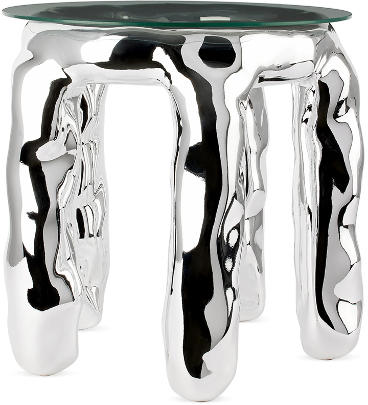 Photo: Dongwook Choi Silver Crest & Trough Side Table