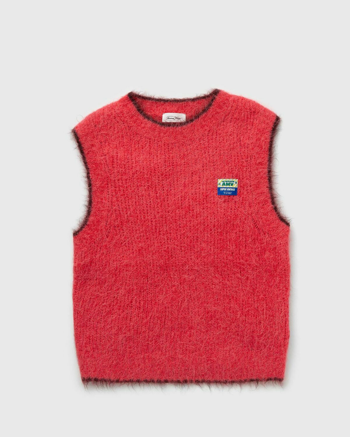 American Vintage Bymi Pullover Red Vests American Vintage
