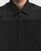 AMI Paris CLASSIC SLEEVELESS SHIRT Black Mens Shortsleefe