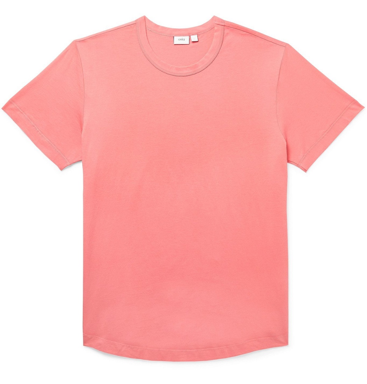 Photo: Onia - Joey Cotton-Jersey T-Shirt - Pink