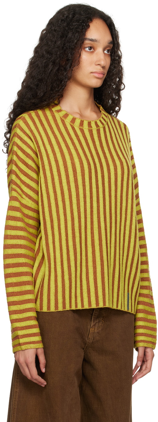 Eckhaus Latta Yellow Keyboard Sweater