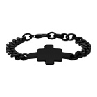 Marcelo Burlon County of Milan Black Cross Chain Bracelet