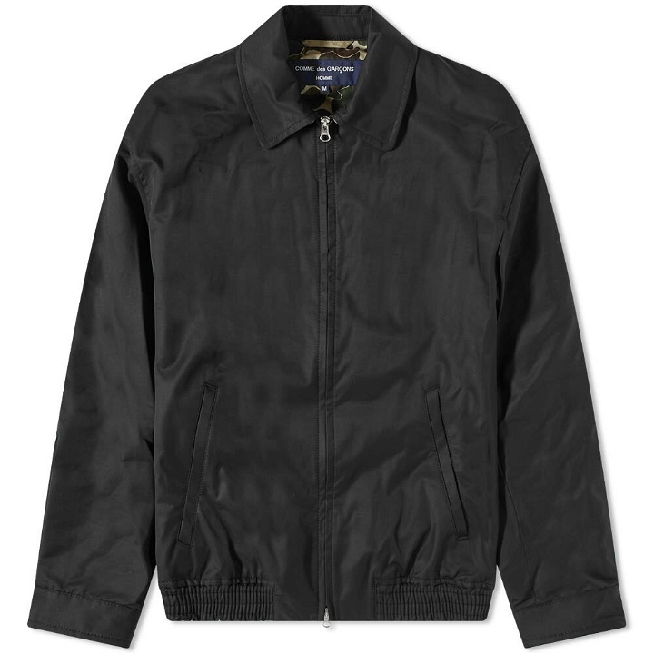 Photo: Comme des Garçons Homme Men's Nylon Zip Jacket in Black