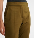 Max Mara Cotton-blend slim pants