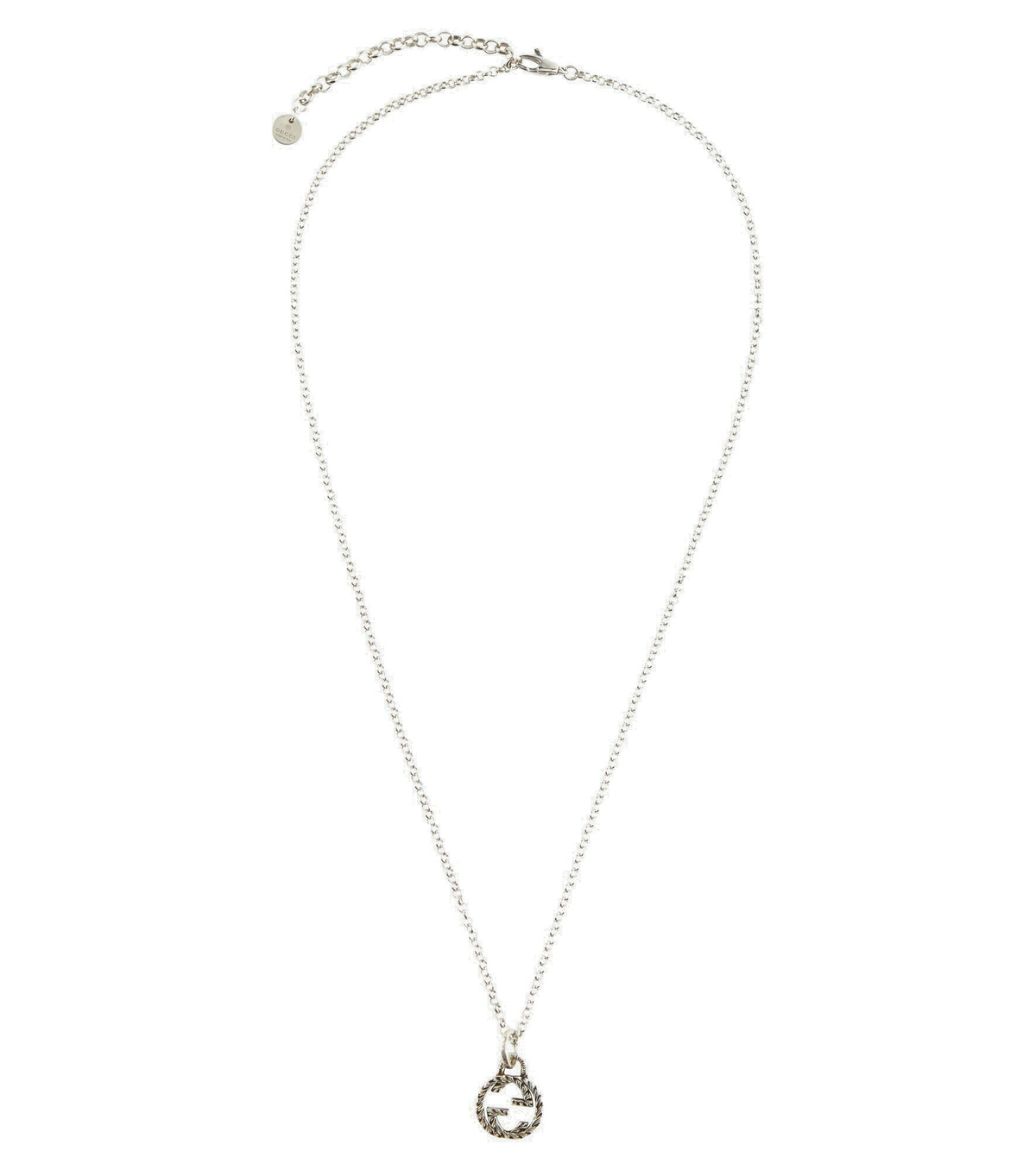 Gucci - Interlocking G sterling silver necklace Gucci