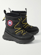 Canada Goose - Toronto Suede-Trimmed Quilted Shell Boots - Black