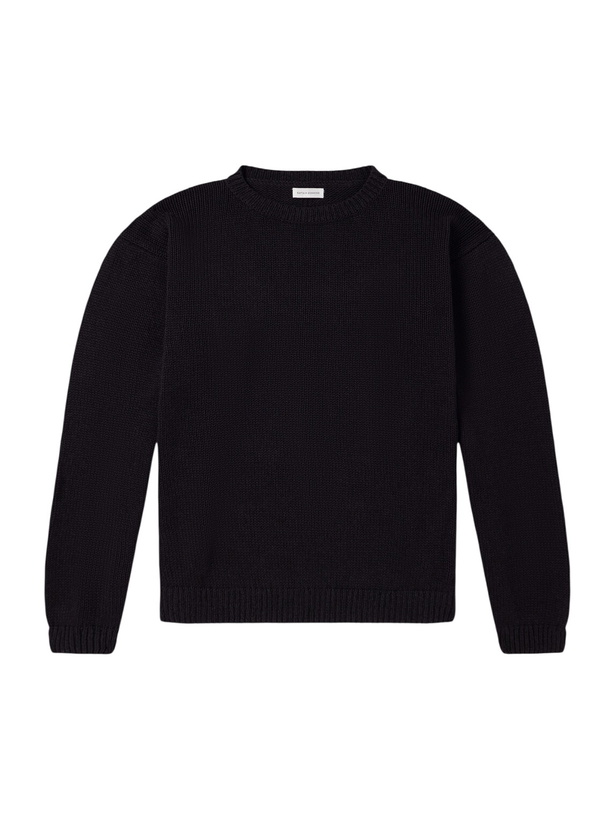 Photo: Kaptain Sunshine - Cotton Sweater - Black
