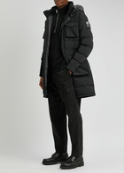 Sandbanks Branksome Quilted Shell Coat Black