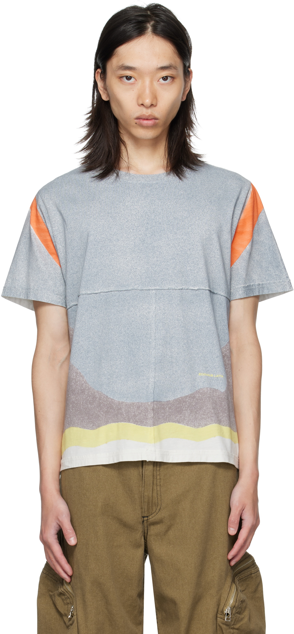 Eckhaus Latta Red Spiral Long Sleeve T-Shirt Eckhaus Latta Eckhaus Latta Red Spiral Long Sleeve T-Shirt Eckhaus Latta