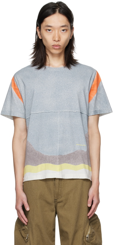 Photo: Eckhaus Latta Gray Lapped T-shirt