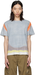 Eckhaus Latta Gray Lapped T-shirt