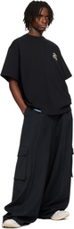 NAMESAKE Black Sava Oversized Love Lock T-shirt
