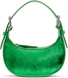 BY FAR Green Mini Soho Shoulder Bag