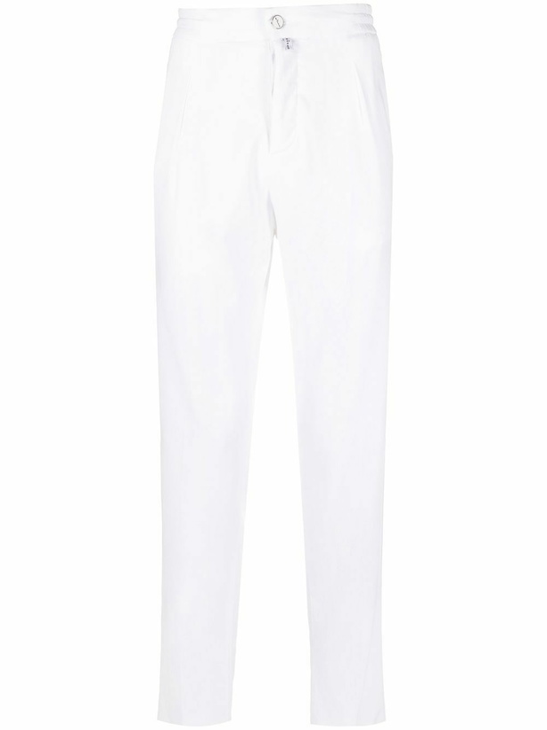 Photo: KITON - Linen Drawstring Trousers