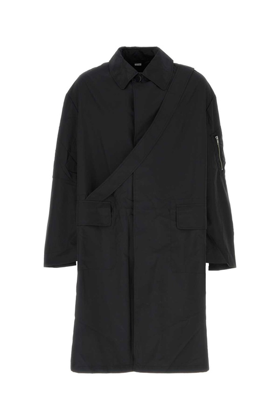 Photo: Random Identities Black Polyester Coat