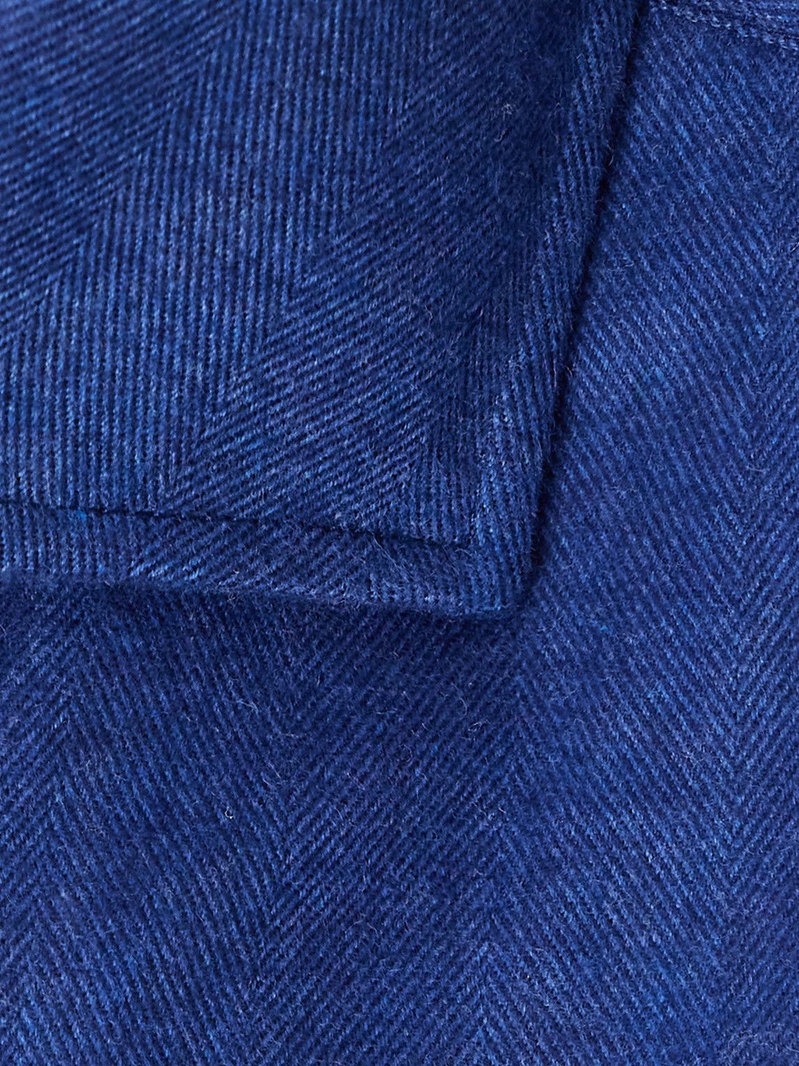 Brunello Cucinelli - Herringbone Cotton and Lyocell-Blend Shirt - Blue