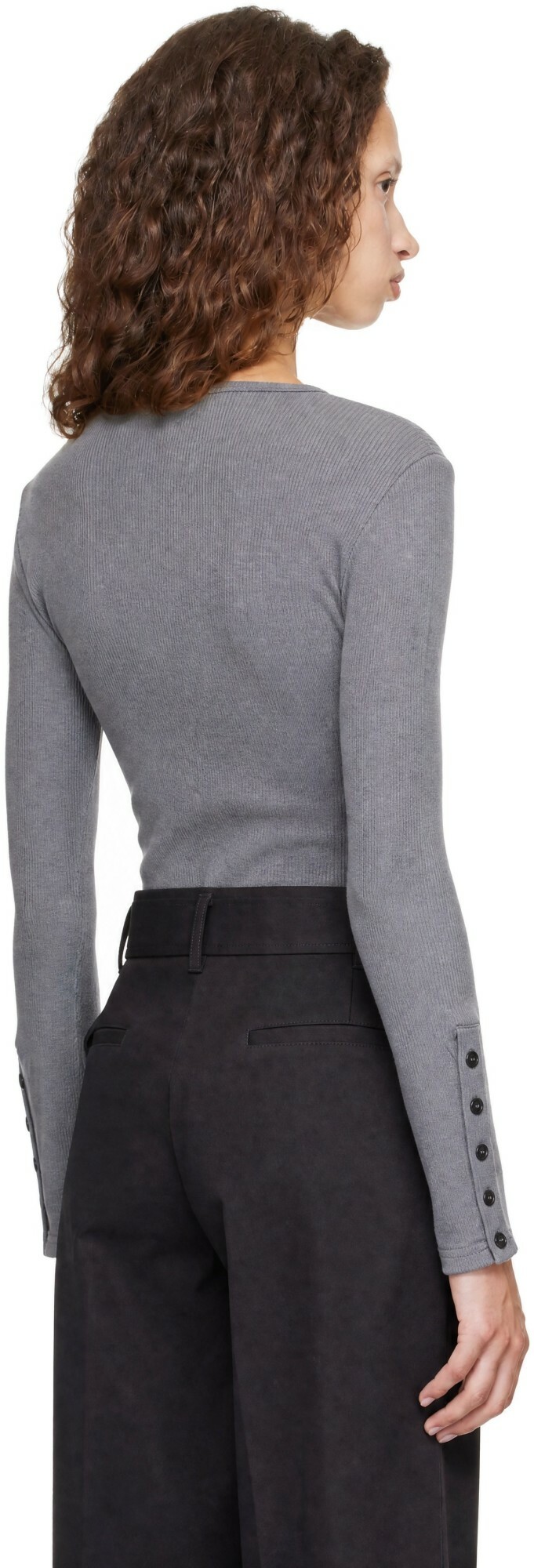 mfpen Gray Long Sleeve Henley