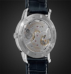 Vacheron Constantin - Traditionnelle Excellence Platine Hand-Wound 38mm Platinum and Alligator Watch - Gray