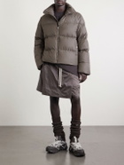 Rick Owens - <ul> <li>Moncler Quilted Shell Down Jacket</li> </ul> - Brown