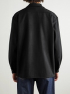 Ghiaia Cashmere - Wool Overshirt - Black
