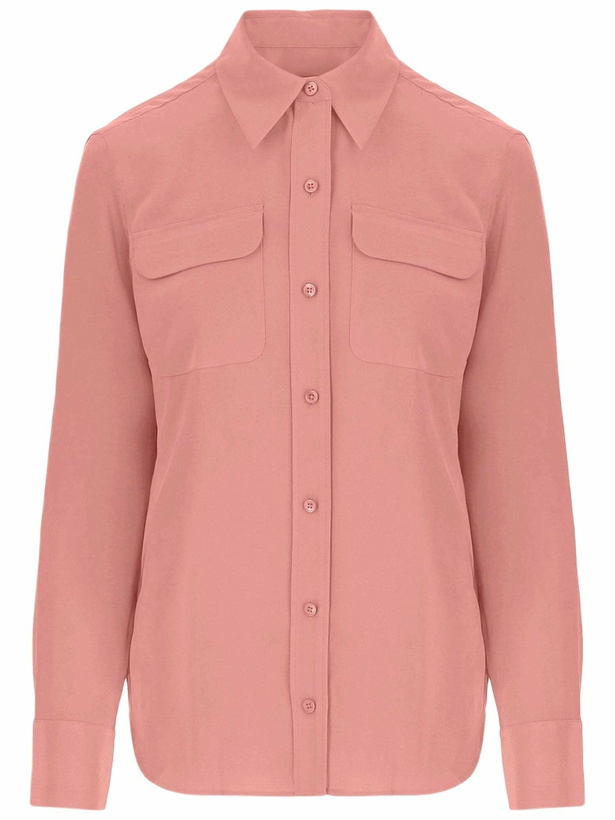 Photo: Equipment Signature Silk Shirt