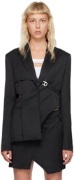 HELIOT EMIL Black Harness Blazer