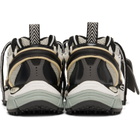 Off-White Gray & Black 'Be Right Back' Mesh Sneakers