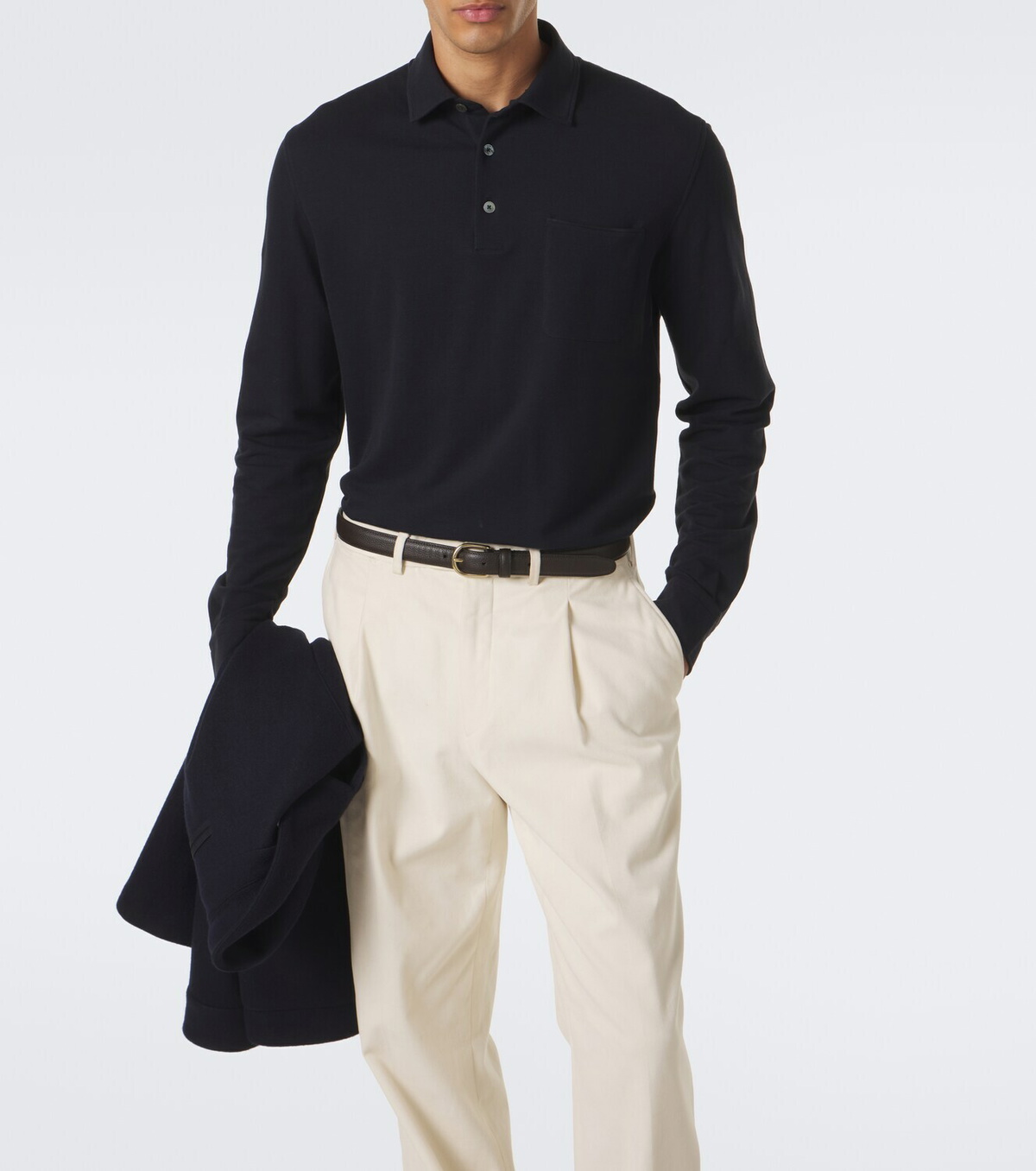 Zegna Cotton piqué polo shirt