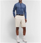 Nike Golf - Slim-Fit Mélange Dri-FIT Half-Zip Golf Top - Blue