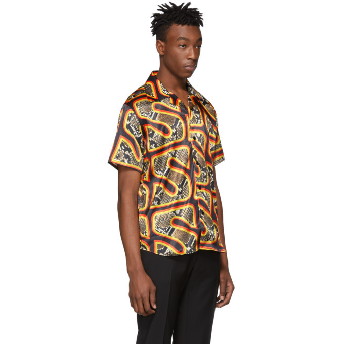 SSS World Corp Multicolor Snake Hawaiian Shirt