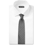 TOM FORD - 8cm Metallic Silk-Jacquard Tie - Men - Silver