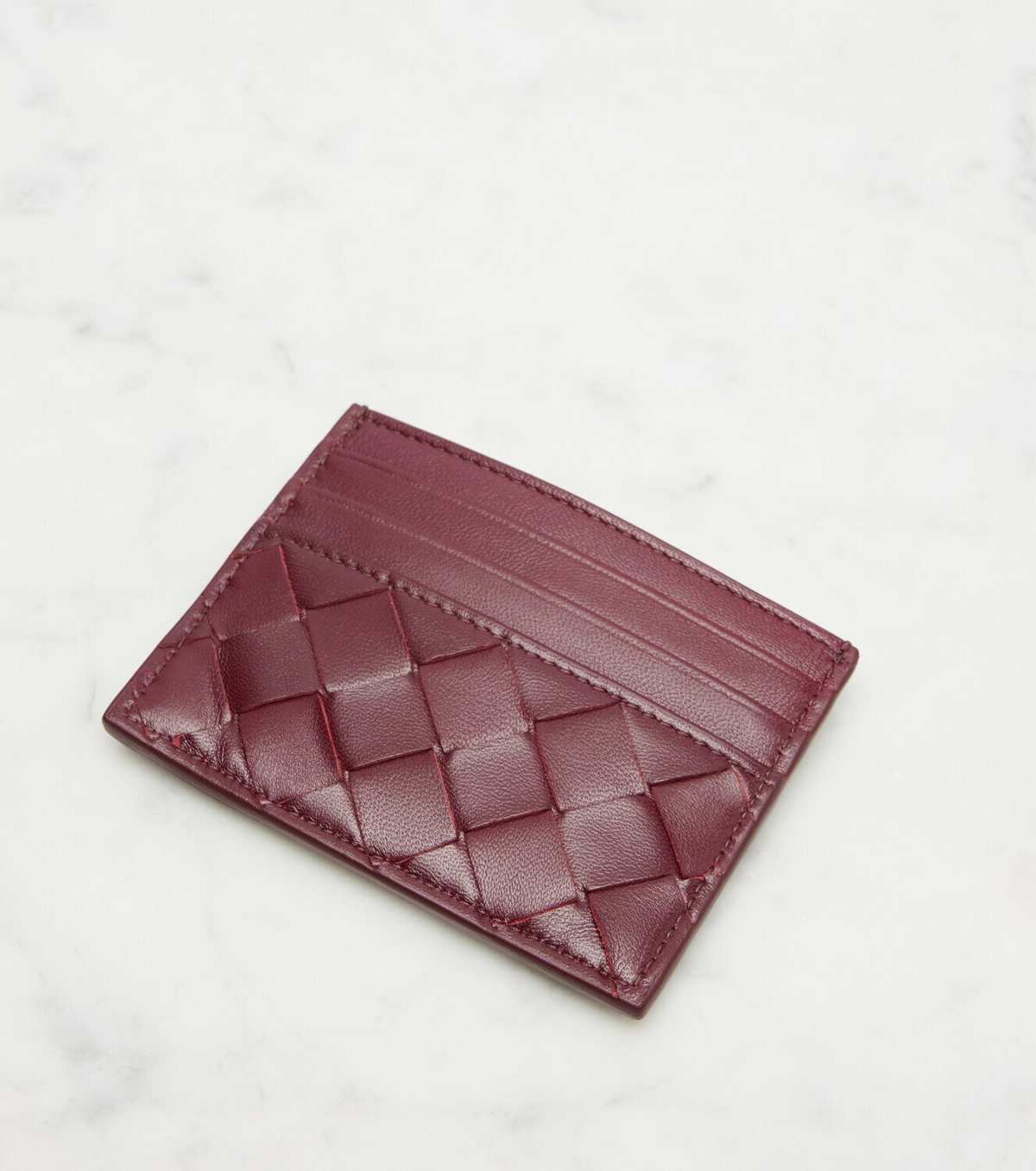 Bottega Veneta Intrecciato leather card holder
