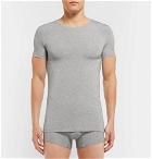 Ermenegildo Zegna - Stretch Micro Modal Jersey T-Shirt - Men - Gray