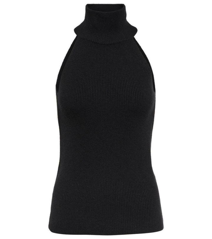 Photo: Lisa Yang Freya turtleneck cashmere tank top