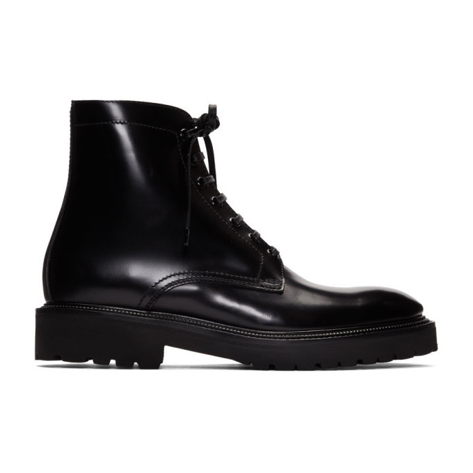 靴 Paul Smith Black Farley Lace-Up Boots Paul Smith Farley Boots Shoes Women Black BNWB | eBay
