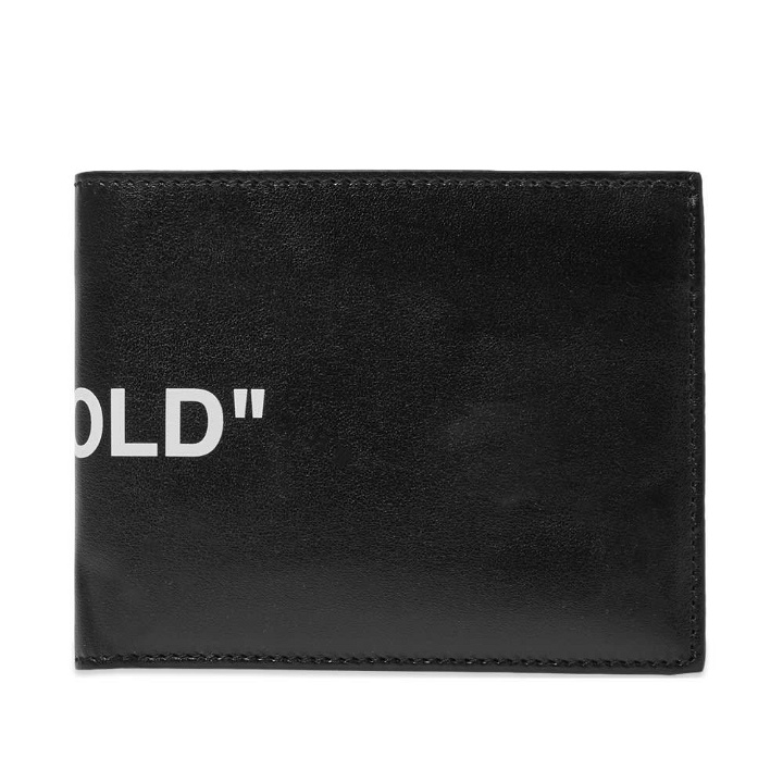 Photo: Off-White Quote Bifold Wallet
