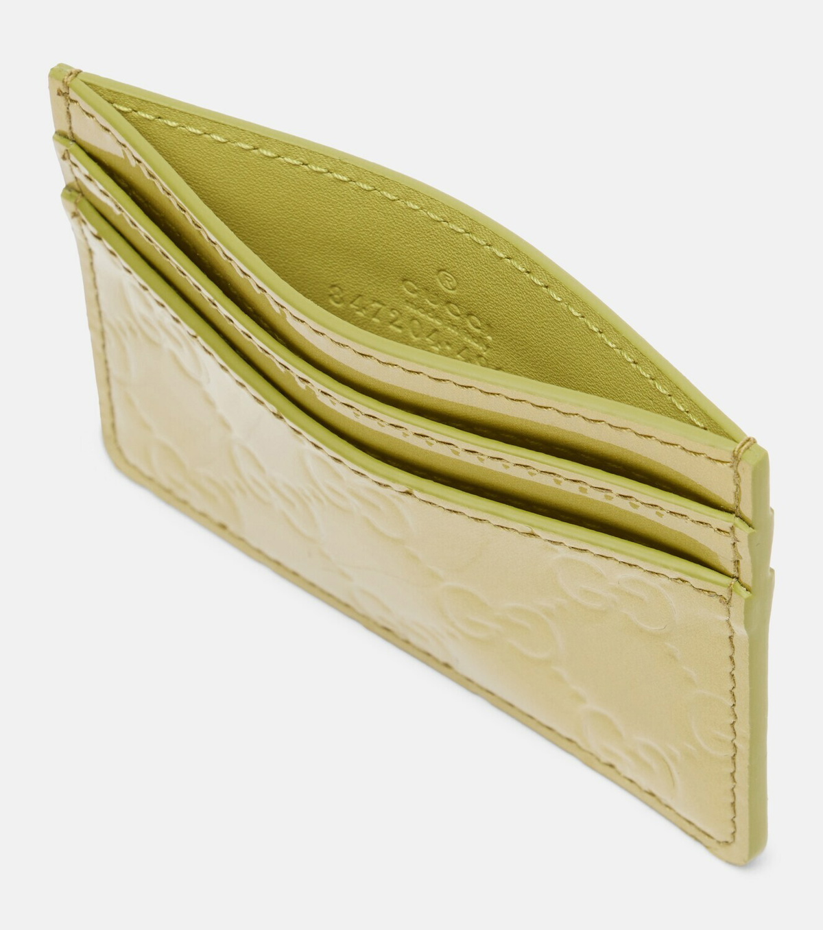 Gucci GG Emblem leather card holder