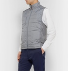 RLX Ralph Lauren - Slim-Fit Quilted Shell and Mélange Wool-Blend Golf Gilet - Gray