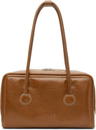 Marge Sherwood Brown Soft Boston Crinkle Bag