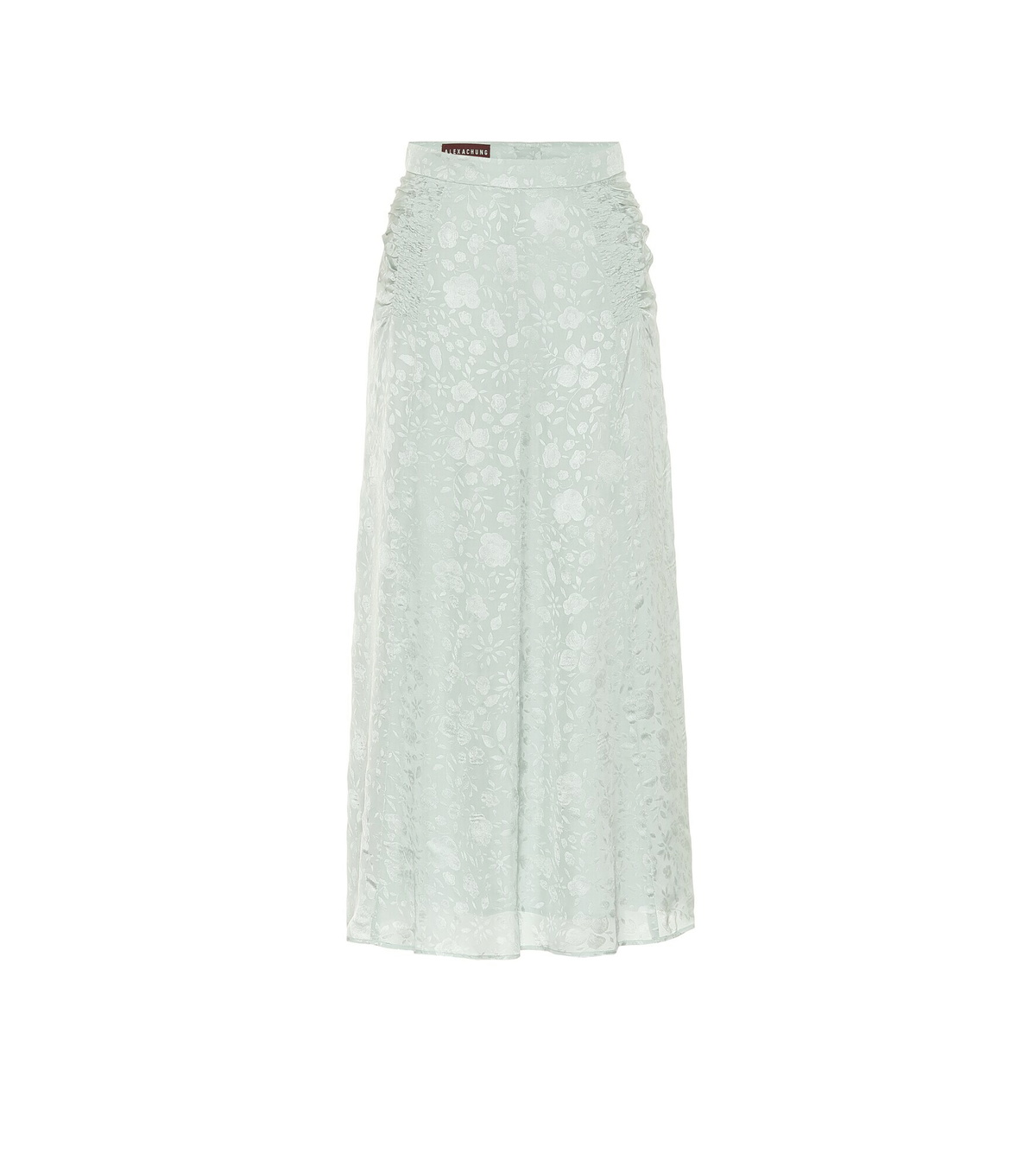 AlexaChung - Corinne floral satin midi skirt