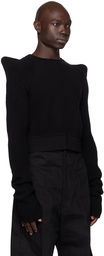 Rick Owens Black Tec Pull Sweater