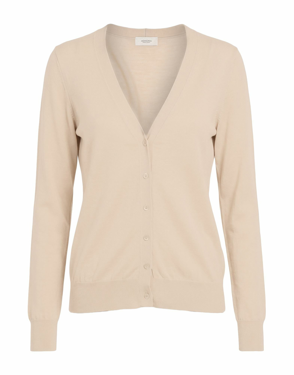 Agnona Womens Cardigan in Sand