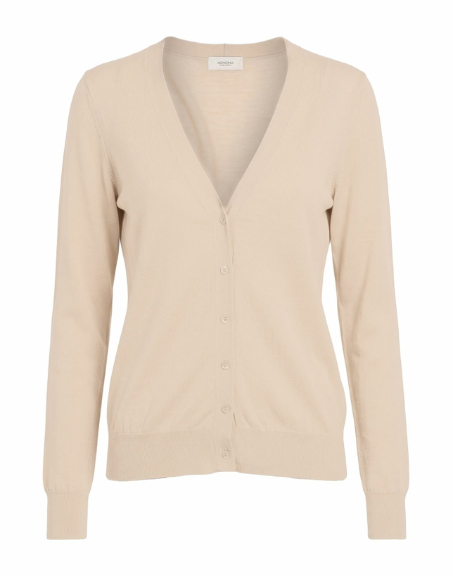 Photo: Agnona Womens Cardigan in Sand
