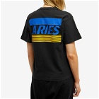 Aries Women's Credit Card T-Shirt in Black