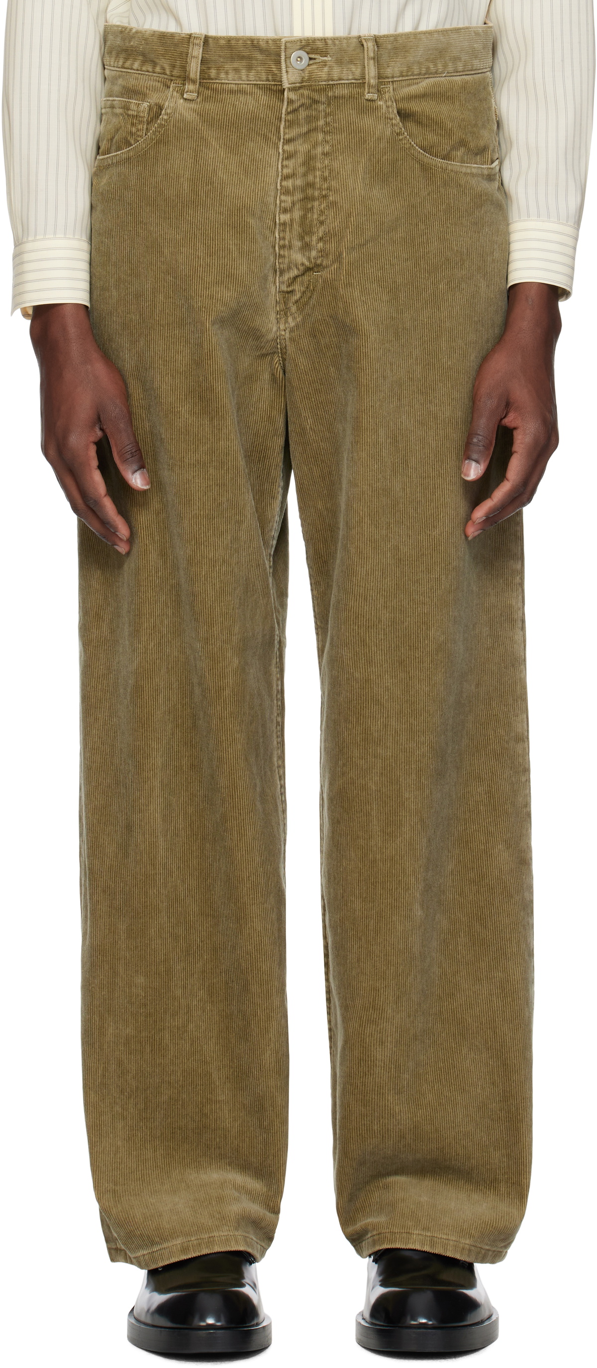 AURALEE Bluefaced Wool Wide Slacks Trousers Auralee