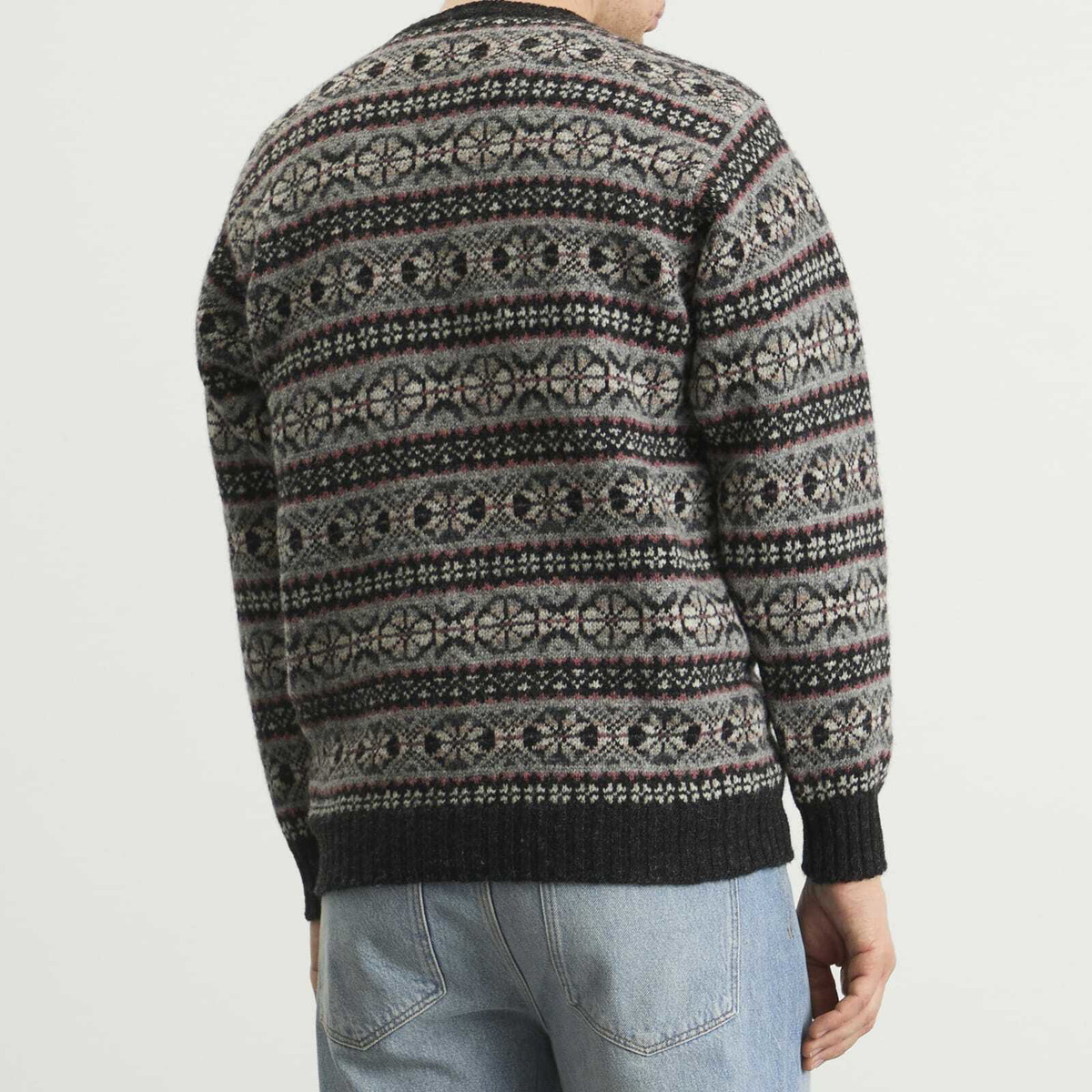 Jamieson's of Shetland Men's Jamiesons of Shetland Fair Isle Crew